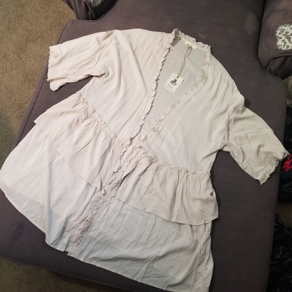 Easel New with Tags Oversized Tunic Throw Over Duster Cardigan Size Medium - Picture 6 of 8